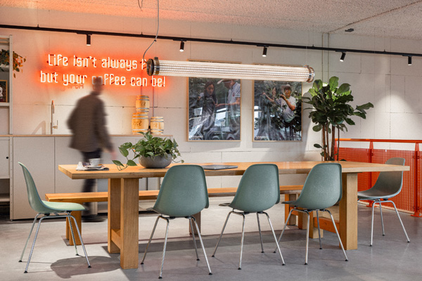 kantoor beplanting cafe der mar