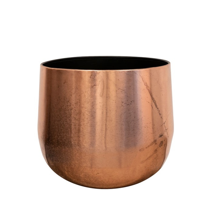 bloempot koper trendy 