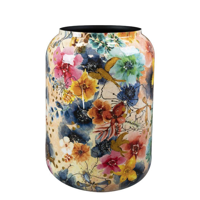 mooie gekleurde bloempot