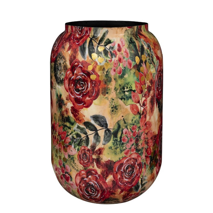 roze bloemvaas