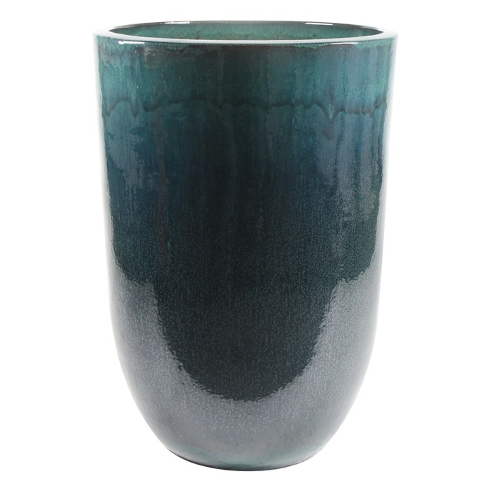 Vaas Pure ocean blue keramiek