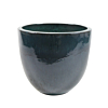 blauw keramieken plantenpot
