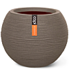 bloempot bol Rib capi beige taupe plantenbak