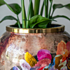 bloempot met gouden rand eyecatcher