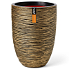 capi goud Vaas elegant Rib plantenbak
