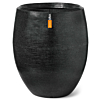 grote bloempot capi zwart Arc Granite