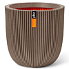 Pot bol Groove capi taupe beige bloempot