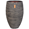 Vaas elegant deluxe Rib capi antraciet