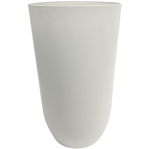witte hoge bloempot vaas TS palermo