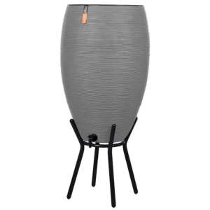 grijs Regenton Rib poten capi plantenbak