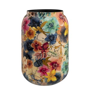 hoge bloempot vele kleuren