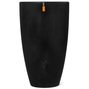 Regenton Groove capi zwart plantenbak