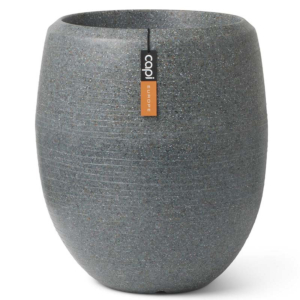 Vaas elegant Arc Granite antraciet capi pot