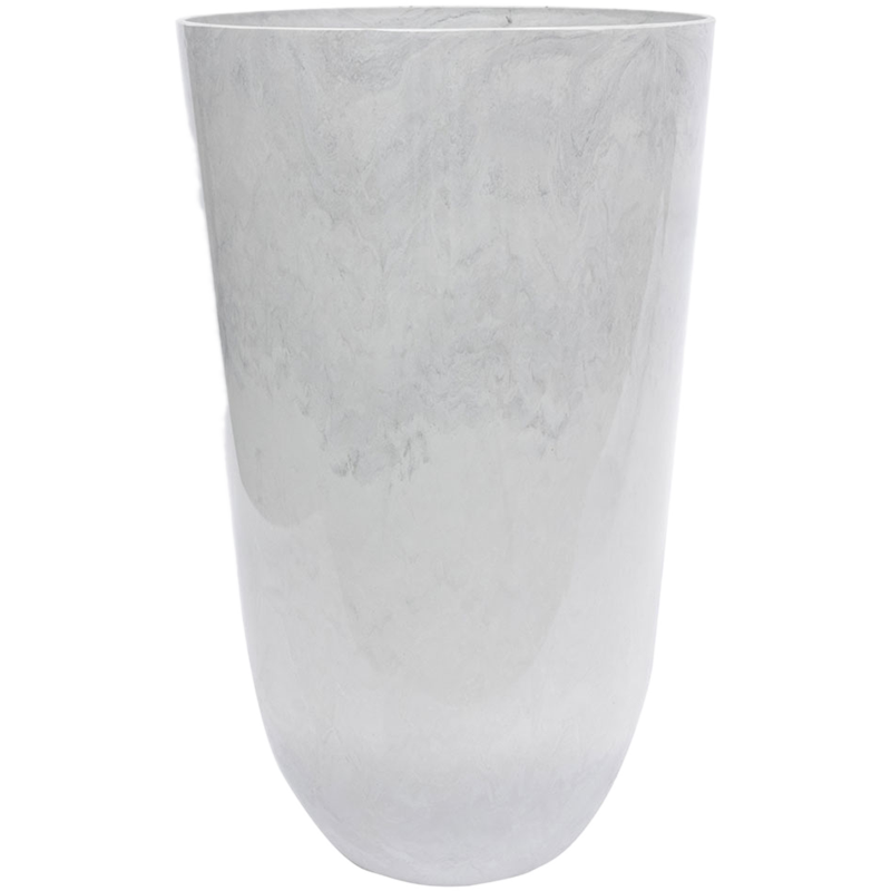 witte hoge bloempot vaas TS palermo