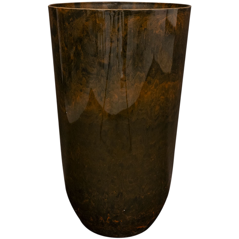 Bruine hoge bloempot vaas TS collection palermo