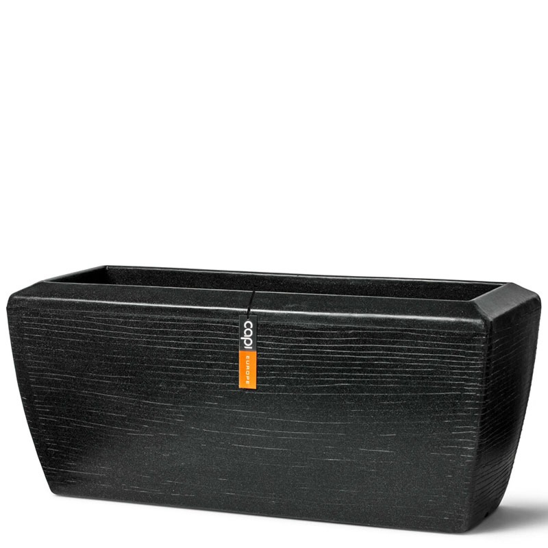 Bak rechthoek Arc Granite zwart Capi