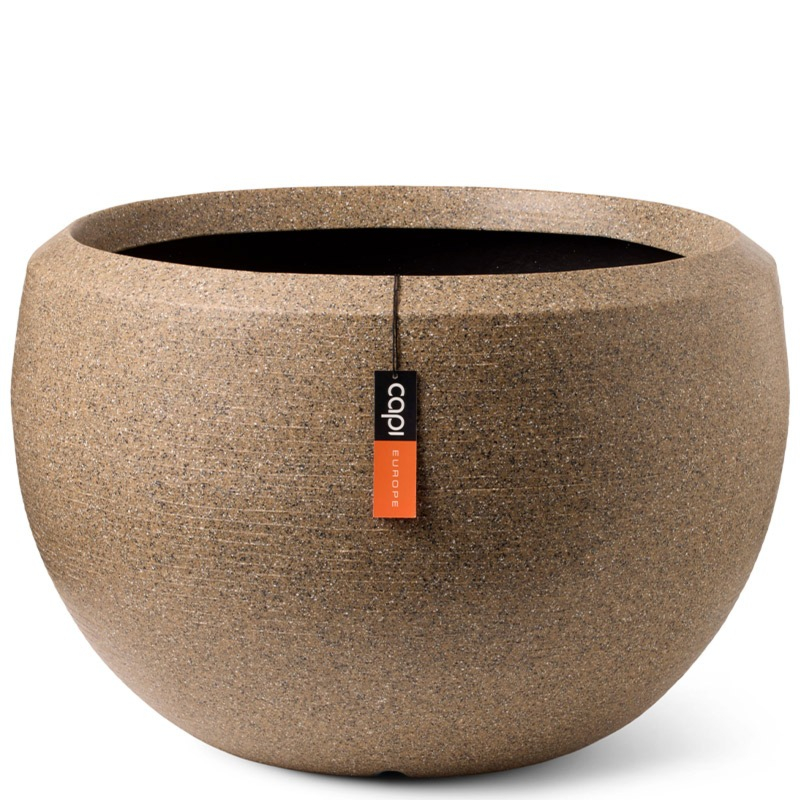 Capi grote plantenbak bruin taup Arc Granite