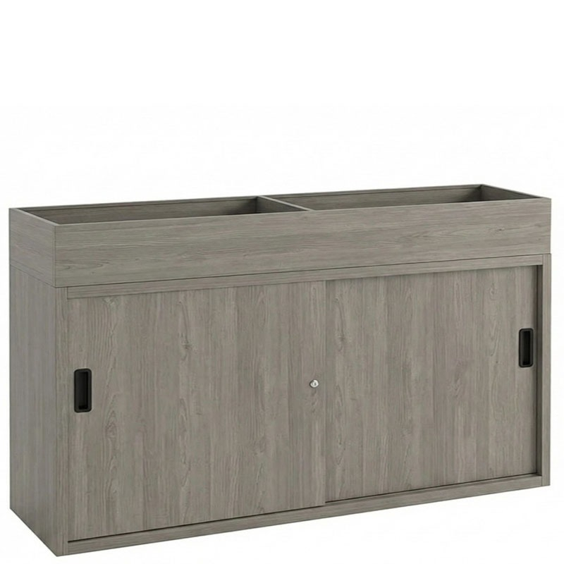 greywood kantoorkast met plantenbak 160