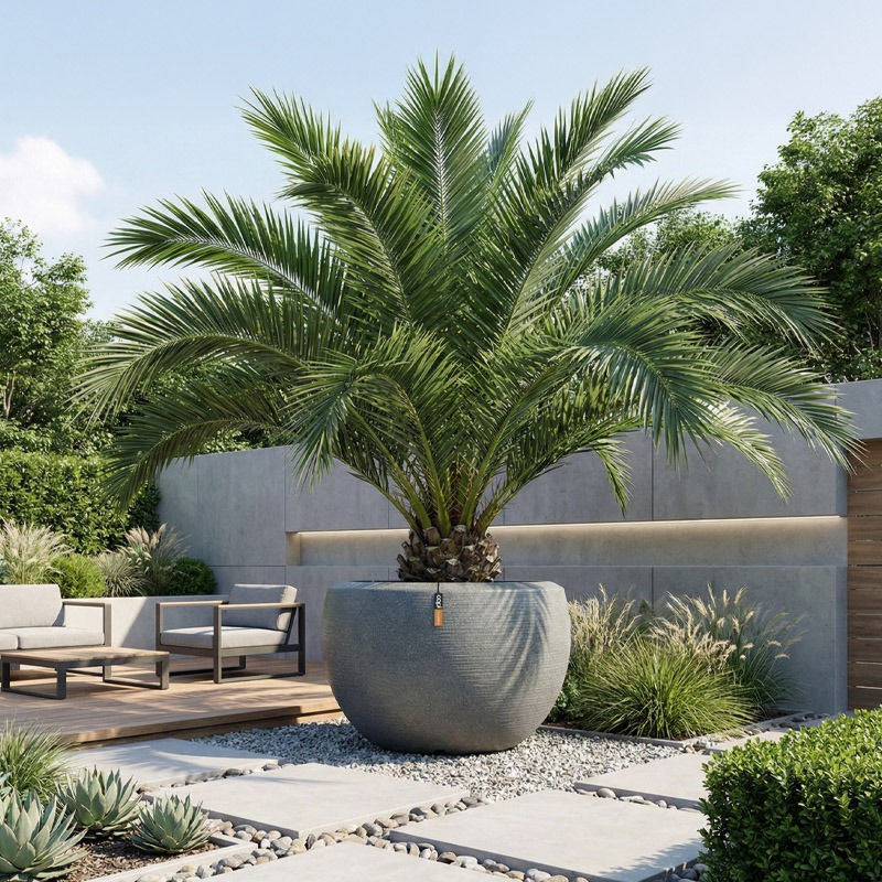 grote bloempot Arc Granite groot plantenbak capi