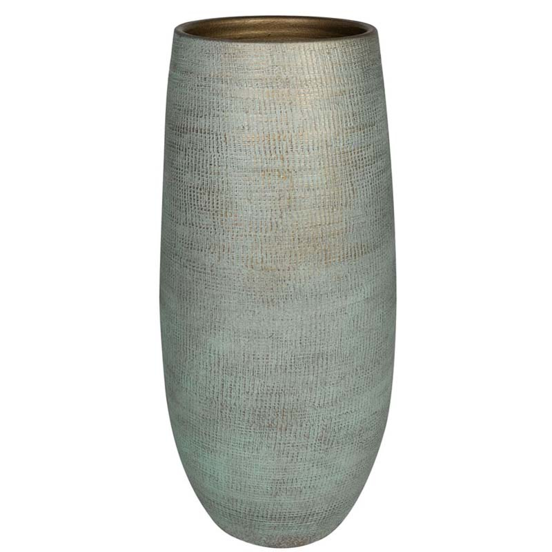 grote hoge vaas Pot hoog Ryan shiny blue ts collection