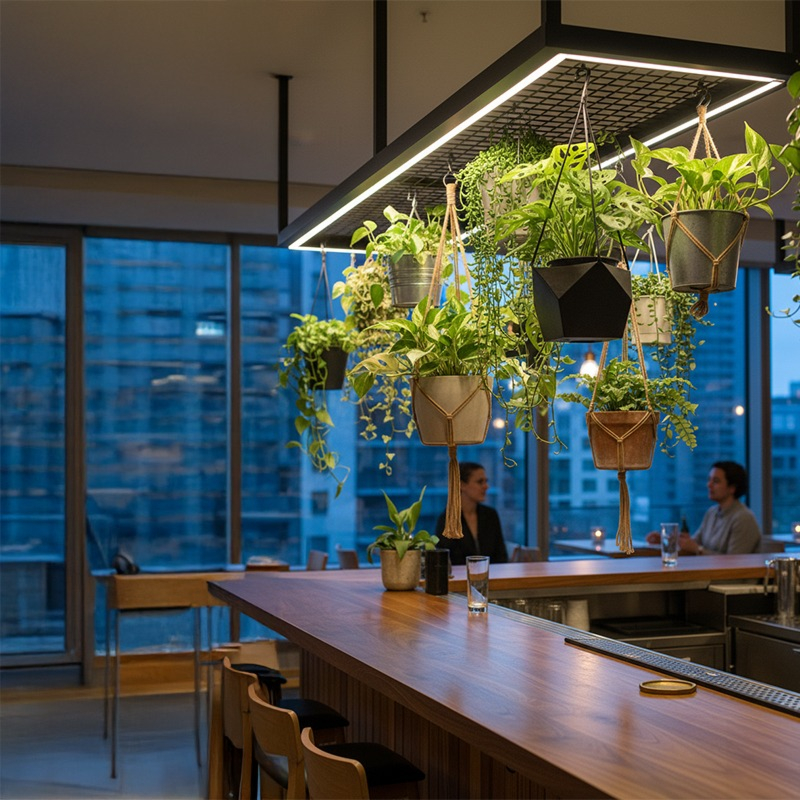 Hangplantje op hydrocultuur