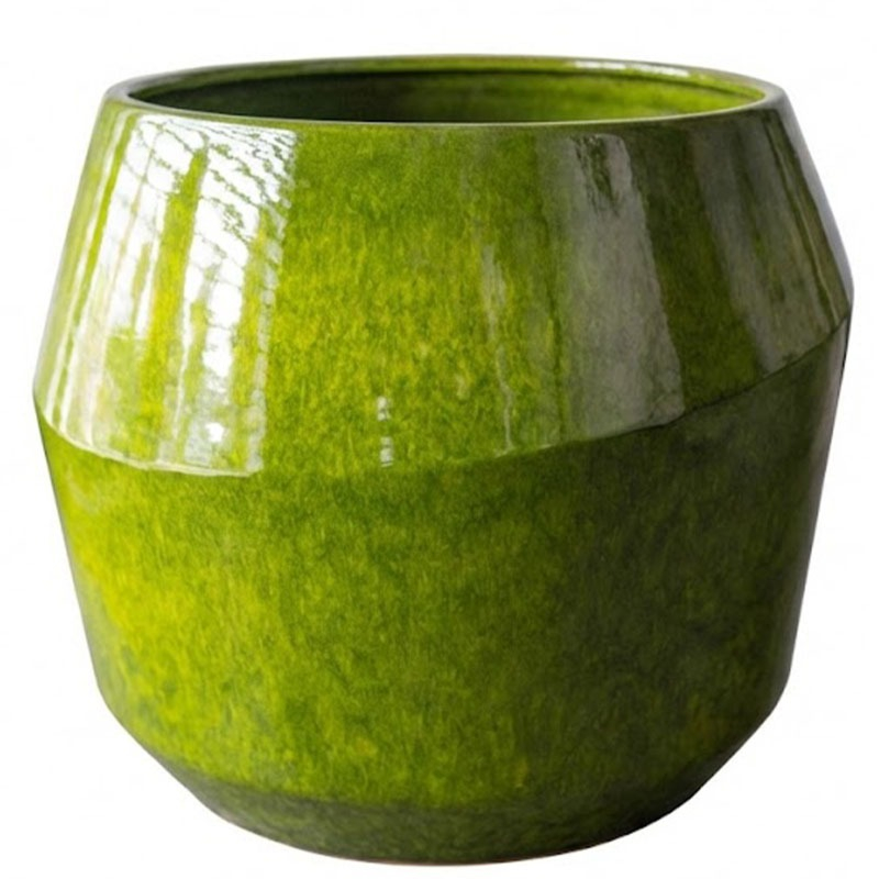 Pot Eddy pear groen grote keramiek bloempot