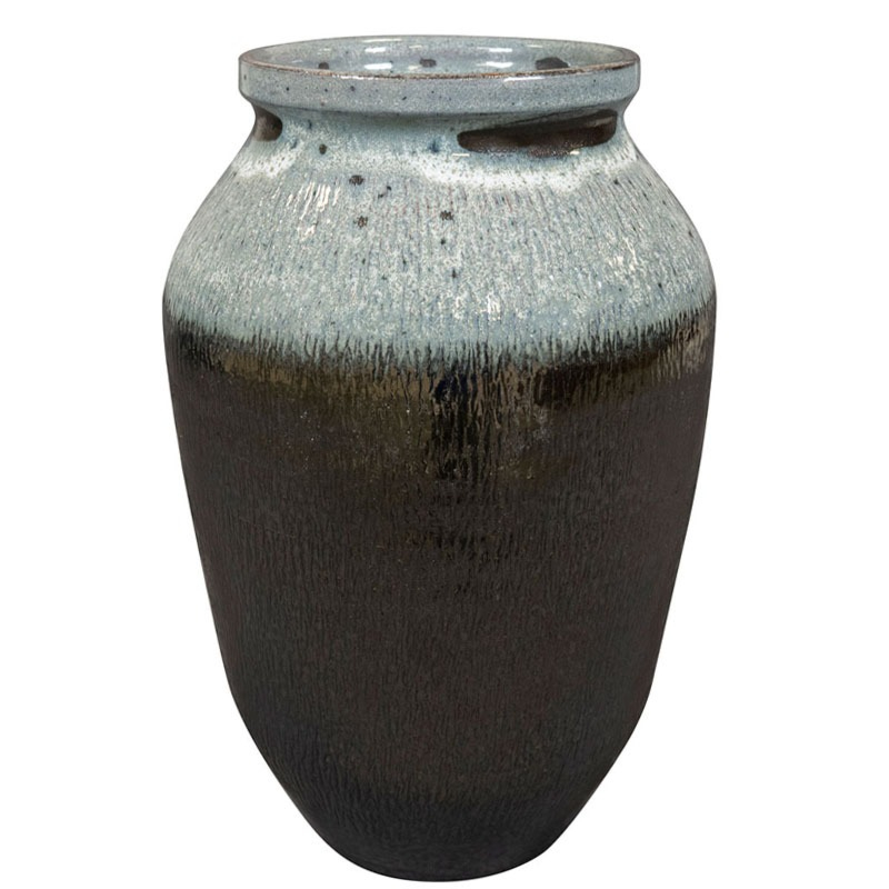 Pot hoog Vita lead drip vaas 28cm