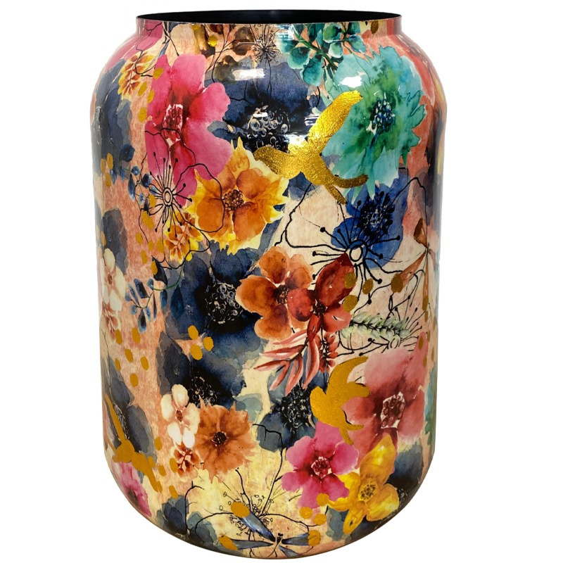 mooie gekleurde bloempot