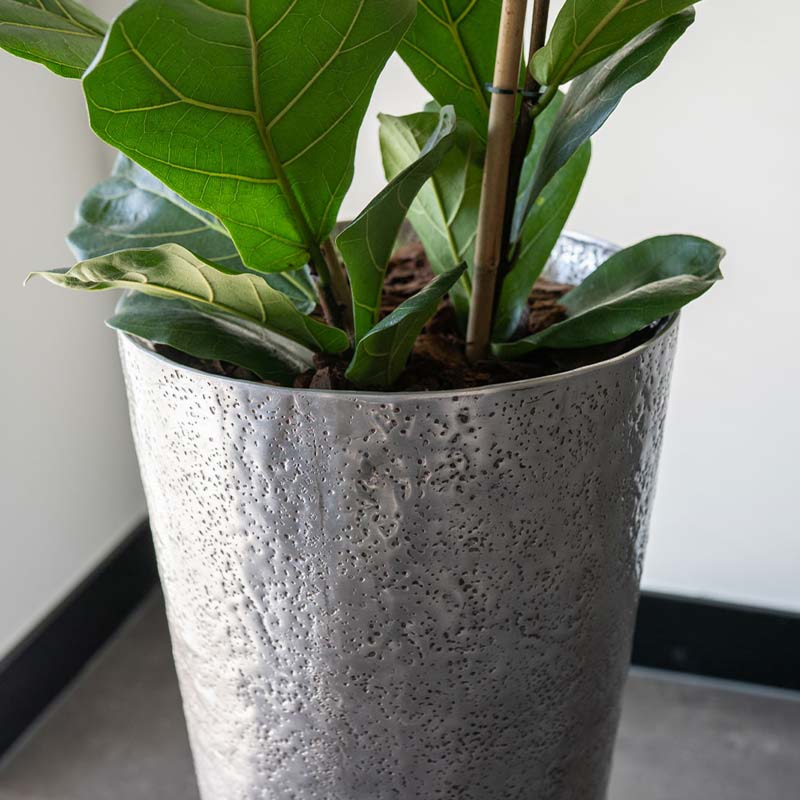 ts collection Pot hoog Naya zilver bloempot