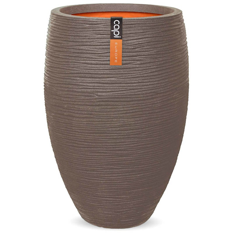 Vaas elegant deluxe Rib capi taupe 