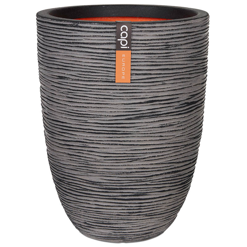 Vaas elegant laag Rib hoge pot capi