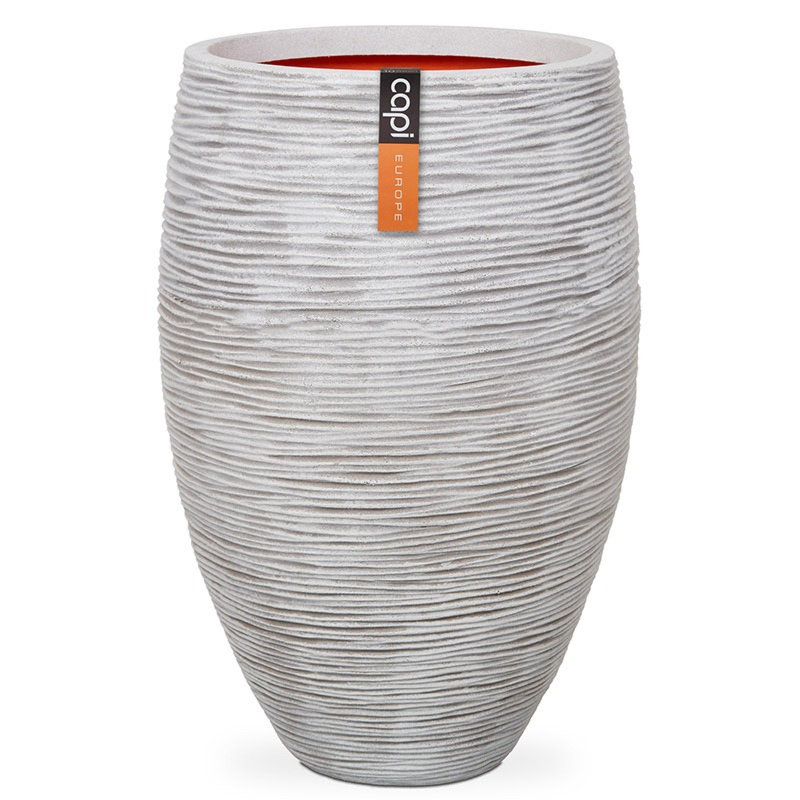 witte hoge pot capi elegant rib