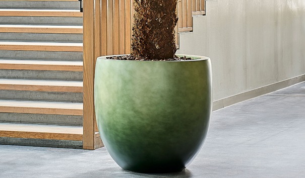 baq gradient plantenbakken groen