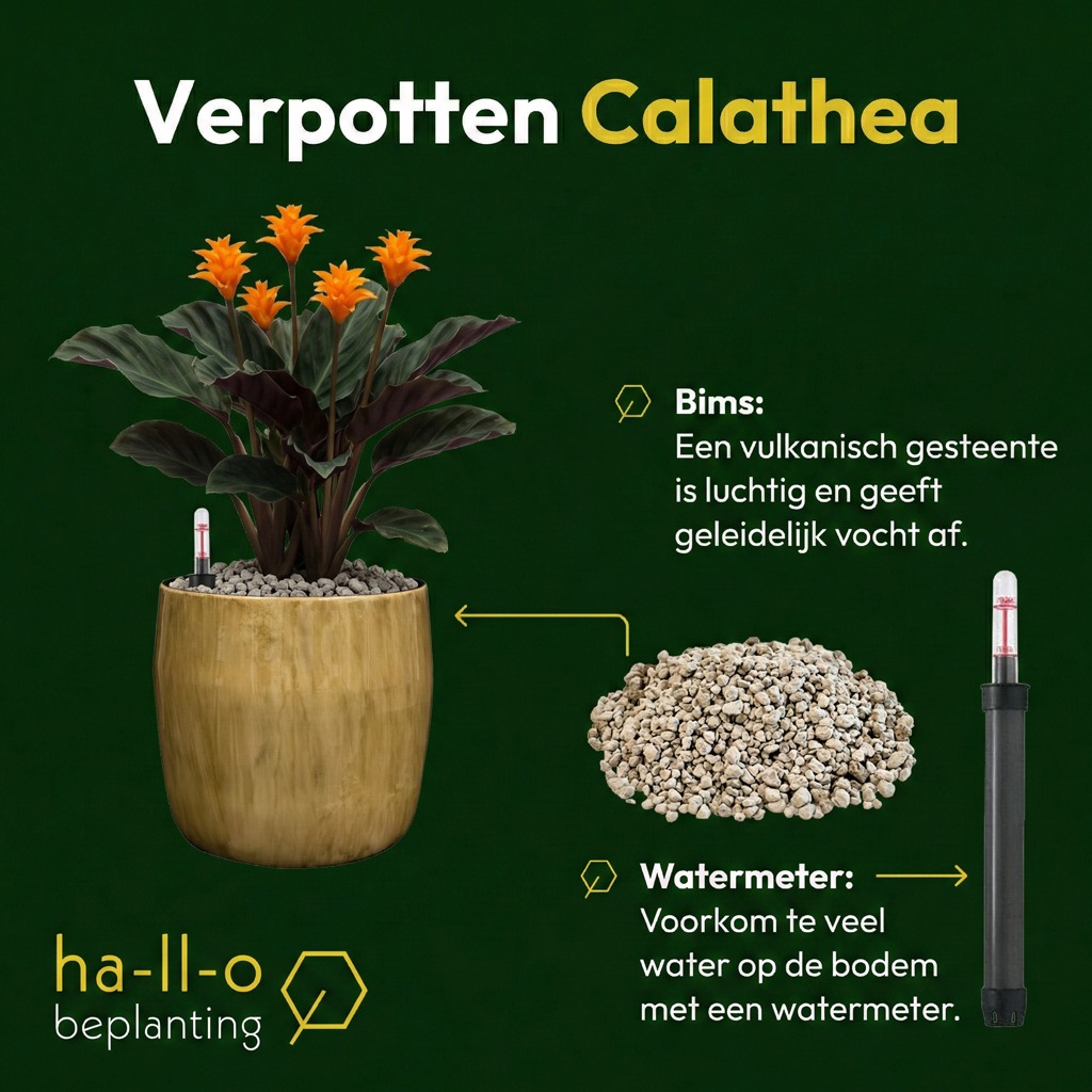 Calathea verpotten Calathea verpotten