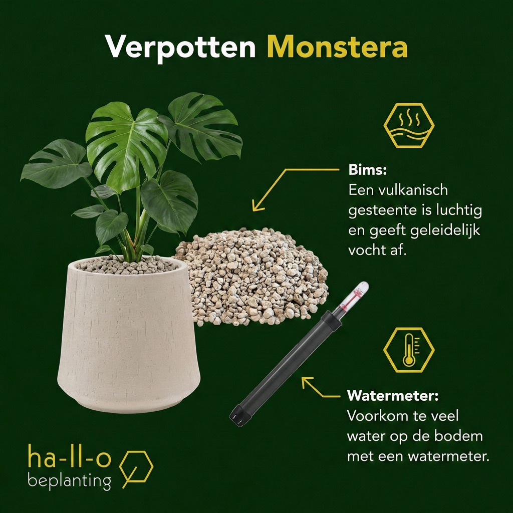 Monstera verpotten